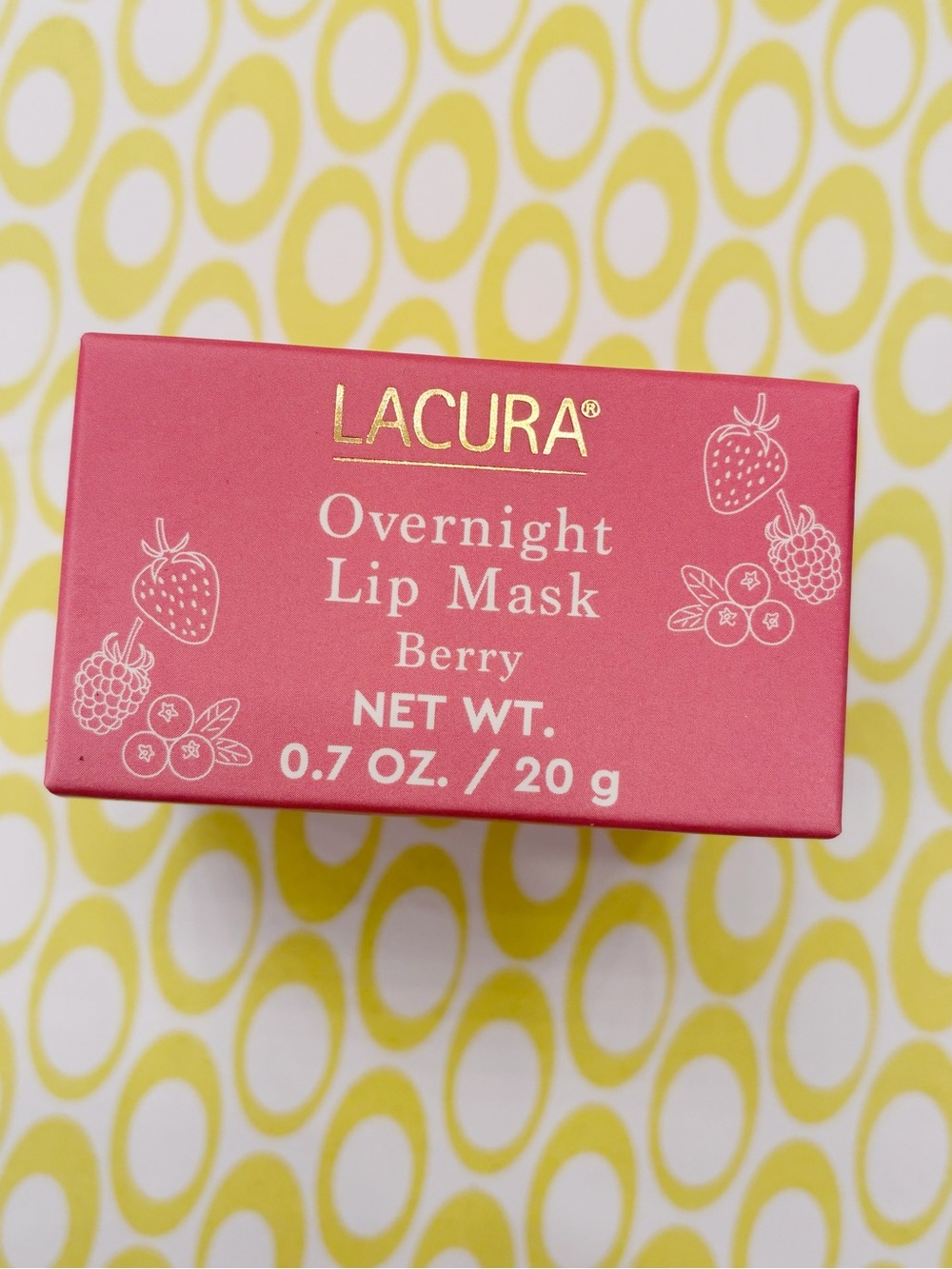 Lacura Overnight Lip Mask - Berry